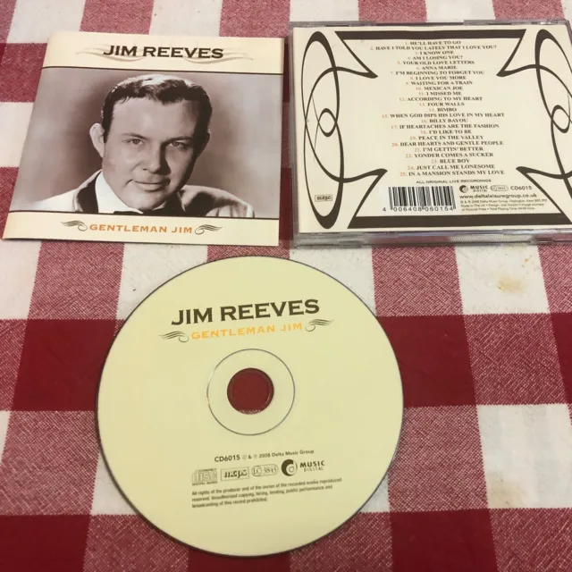 CD CLEAROUT -Jim Reeves - Gentleman Jim - As New