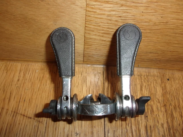 Manettes De Dérailleur Double SIMPLEX Vintage - Fixation Par Collier (France)