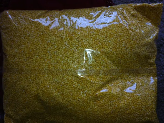 Moong Yellow Daal (Split Mung Beans Washed) Lentils 7 Lbs