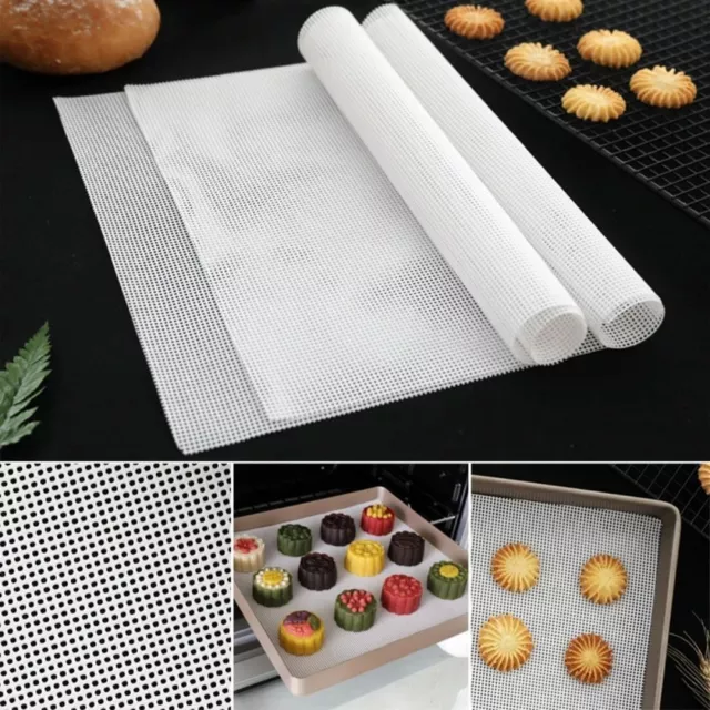 1Pcs Silicone Steamer Mesh Pad Food Fruit Dryer Baking Mat Dehydrator Sheets