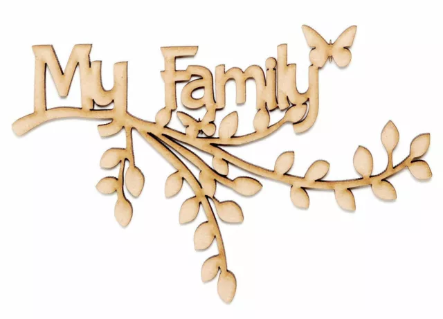Wooden Family Branch Shape Wall Art Wedding Family Tree Frame Family 2