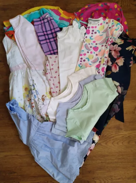 Bundle of lovely girls' clothes, age 4-5 years, 13 items, excellent condition