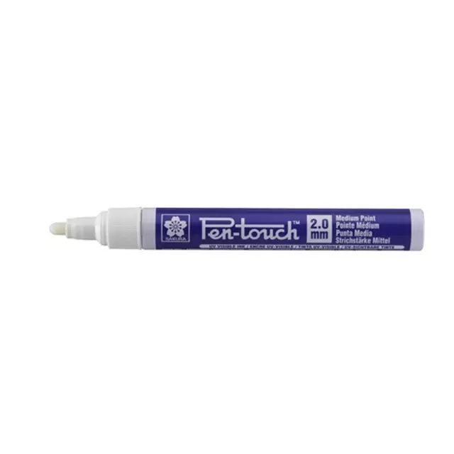 Pennarello Pen Touch Medio Uv Punta 2mm Fosforescente Blu | Sakura