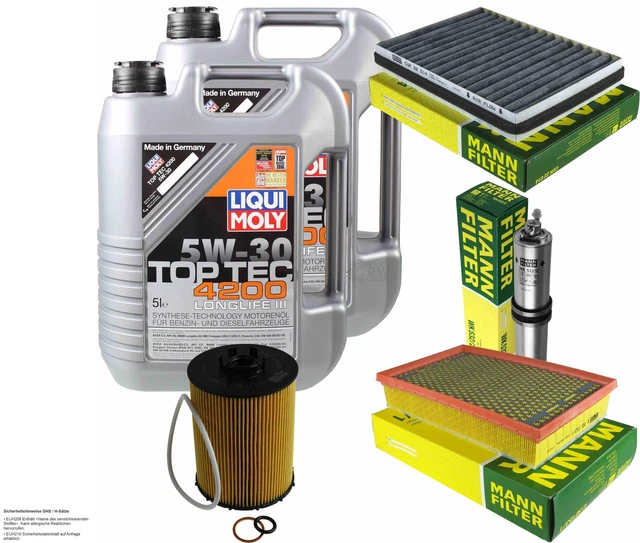 Inspektionskit Motoröl Liqui Moly Inspektionskit Für BMW 5er (E39