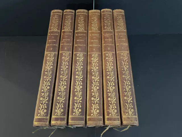 Histoire de France Populaire 6 volumes par Henri Martin in 4