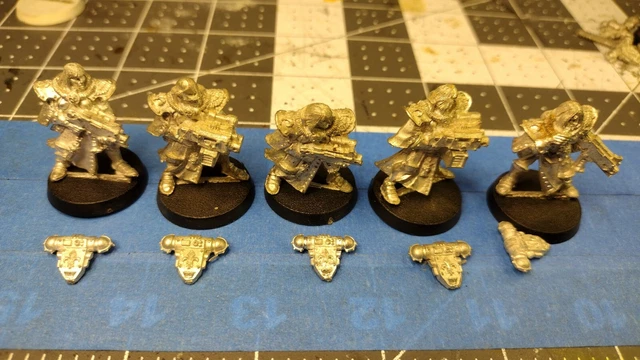 Warhammer 40k adepta sororitas Sisters of Battle Squad w/ 2 Storm Bolters metal