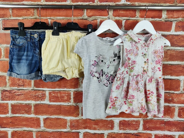 Girls Bundle Age 4-5 Years Next Gap H&M Shorts T-Shirt Blouse Denim Summer 110Cm