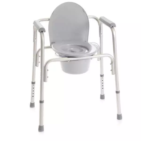 Sedia Comoda Wc Multifunzione 4 In 1 per anziani e disabili Rialzo Water Moretti