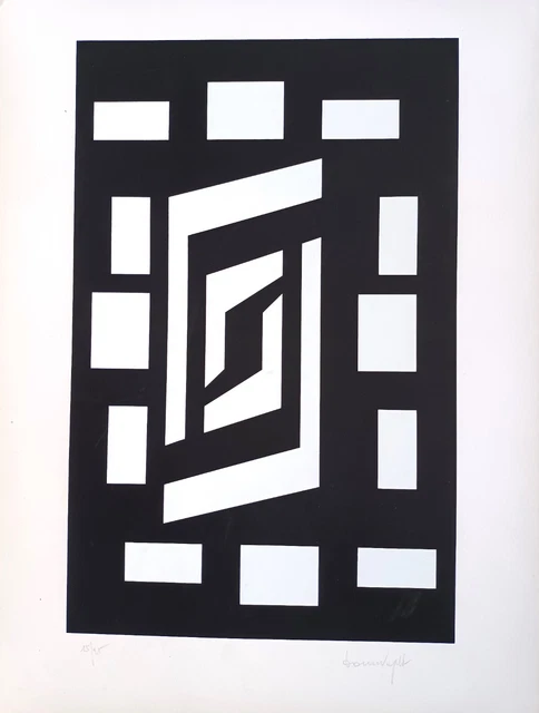 Autore Non Identificato - Senza Titolo - Serigrafia Originale Firmata E Numerata