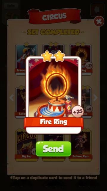 Coin Master Fire Ring *Fast Delivery*