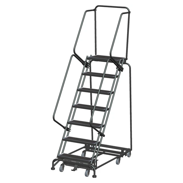 Ballymore Rolling Ladder Overall Height 103 in Steps 7 Cap 450 lb