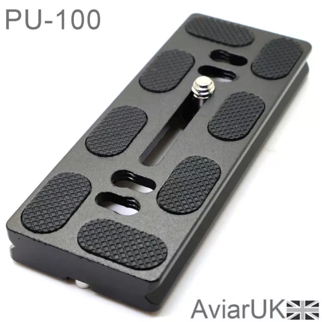 PU-100 Camera Tripod Quick Release Plate Adapter For Arca Swiss Benro Ball Head