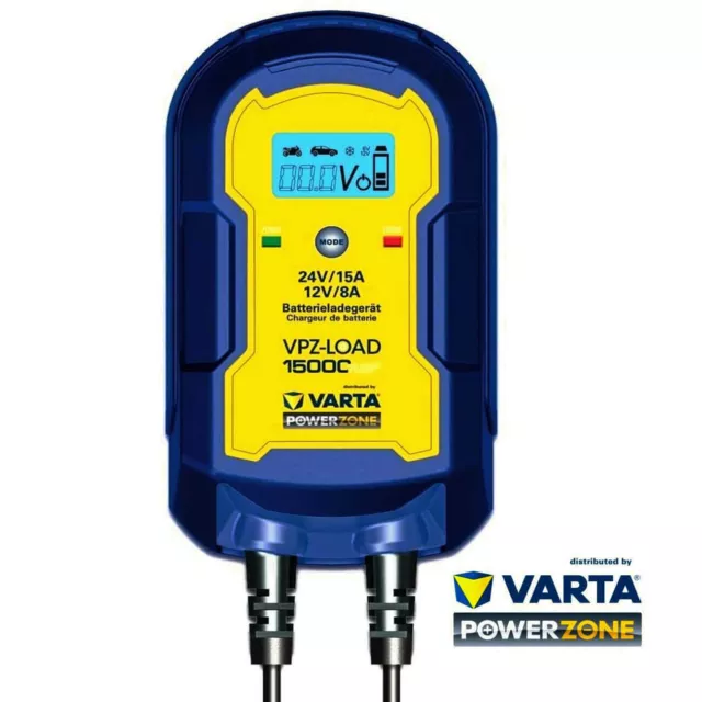 VARTA Batterieladegerät VPZ-Load 15000, 12V + 24V Solar LKW Nutzfahrzeug Traktor