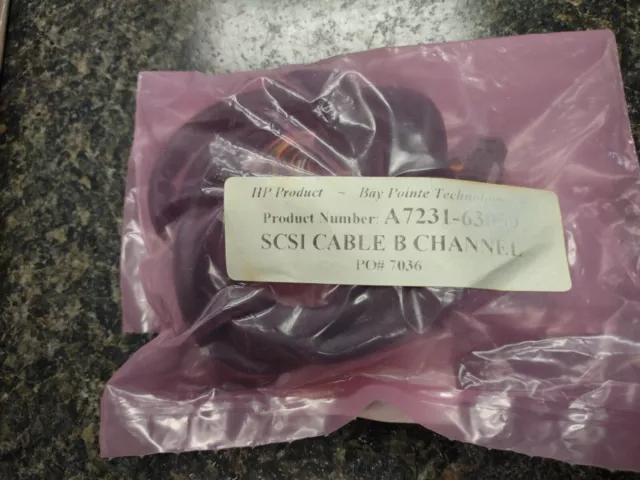 HP A7231-63039 SCSI Cable B-Channel NOS