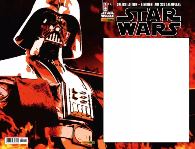 STAR WARS (2015) #14 SKETCH-VARIANT deutsch COMIC ACTION ESSEN 2016 lim.333 Ex.