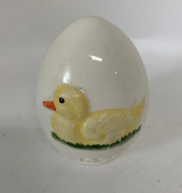 Vintage 1979 Goebel Hummel 2nd Edition Porcelain Annual Easter Egg Duck No Stand
