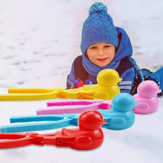 Duck Shaped Snowball Maker Clip 1pcs Children Outdoor Winter Snow Mold Fun Tohf