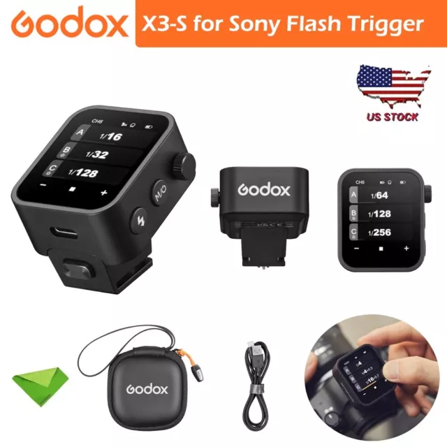 US Godox X3 TTL HSS Touch Screen Trigger Transmitter for Sony Cameras