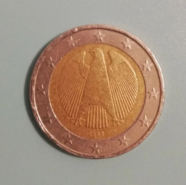 PIÈCE DE 2 Euros Allemagne. Année 2002. Lettre G Aigle fédéral. EUR 110 PIÈCE DE 2 Euros Allemagne. Année 2002. Lettre G Aigle fédéral. EUR 110