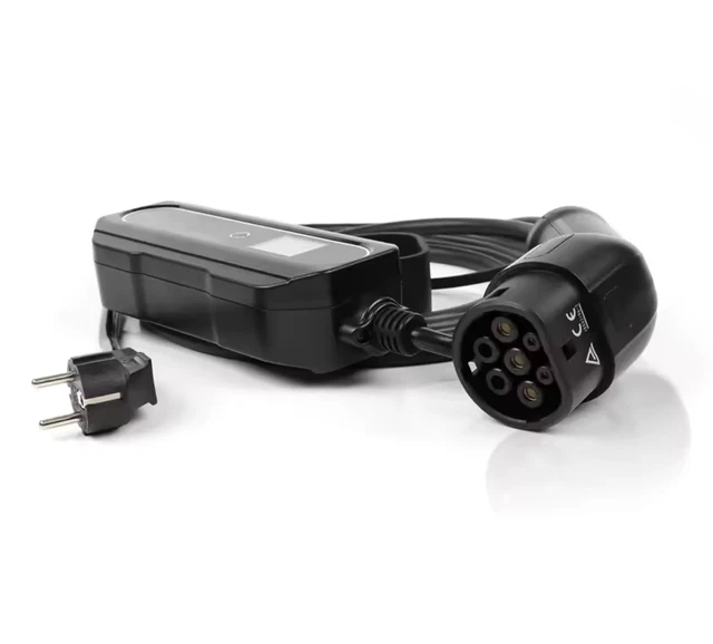 Adapter Type 2 To Schuko Electric Car Charger Plug, 16 A, 0.5/4 M. Easy Charging On Charging Stations / Wall Boxes,Use Of 230 V Chargers For E-Bike, E-Scooter, Motorcycle,IP55 - View #3