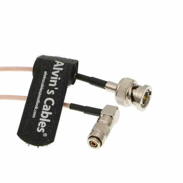 DIN 1.0/2.3 Rechtwinklig zu BNC Stecker HD SDI RG179 75Ohm Kabel für Blackmagic 3