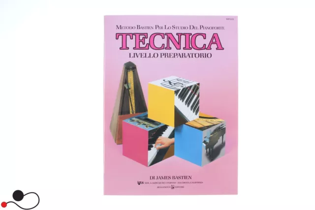 Manuale Spartito Rugginenti Pianoforte Bastien Tecnica Livello Preparatorio