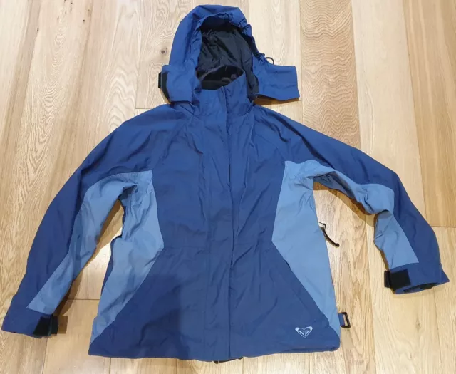 Quiksilver Roxy Womens Blue Ski / Snowboarding Jacket size S 8-10 WORN ONCE