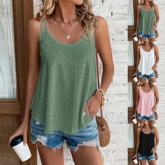 Women Sexy Cami Tank Vest Tops Ladies Summer Sleeveless Blouse Camisole T-shirt‹