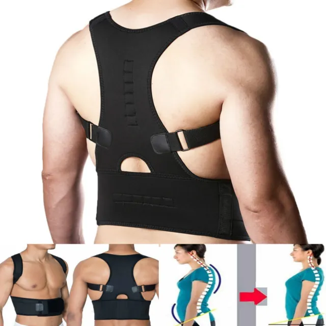 Fascia tutore supporto magnetica correttore postura raddrizza schiena lombare