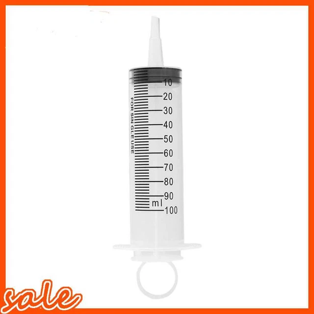 100ml Reusable Pump Glue Filling Enema Syringe Health for Industrial Hydroponics