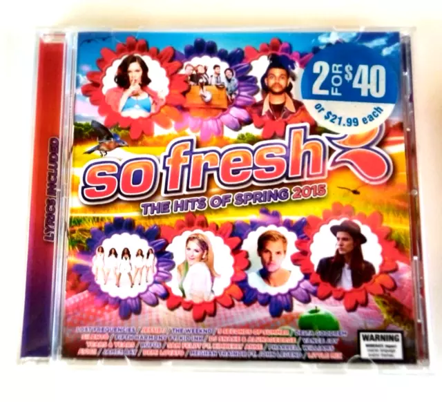 SO FRESH spring 2015 original album CD