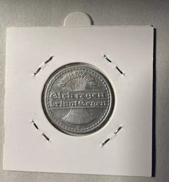 Deutsches Reich 50 Pfennig aus Nachlass. Los 512. schoeniger-notgeld 2