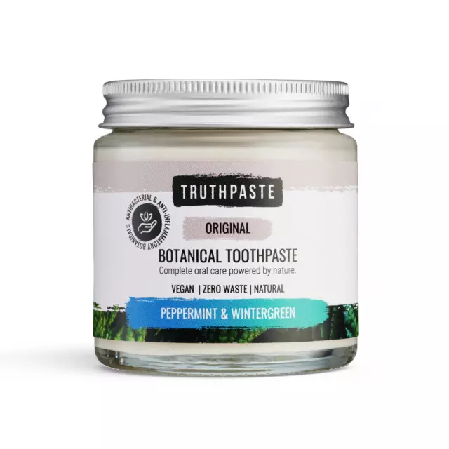 truthpaste Natural Mineral Toothpaste. Zero waste, Vegan, Fluoride & SLS Free