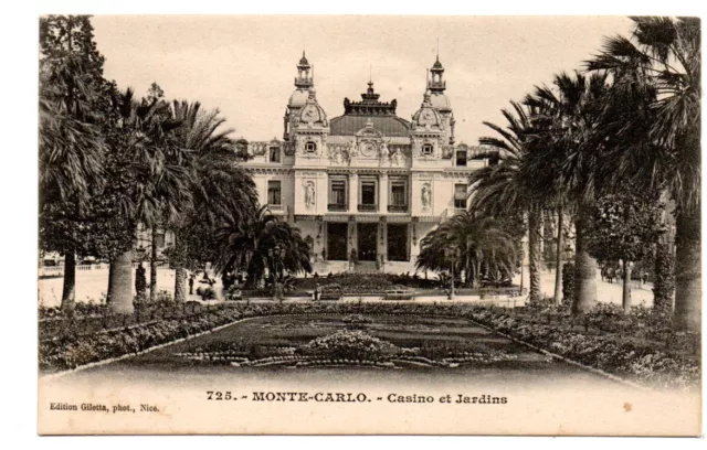 monte-carlo , casino et jardins