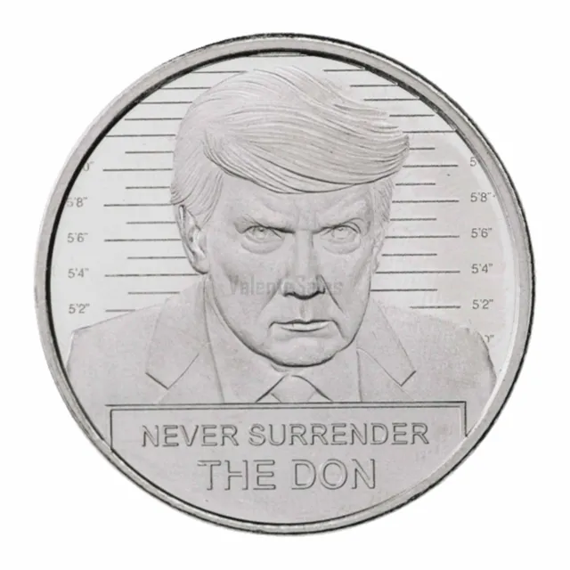 *NEW* 1oz Silver Round "The Don" features Donald Trump's mug shot MAGA .999
