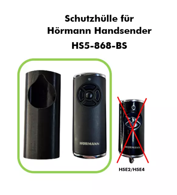 Schutzhülle für Hörmann Handsender Gehäuse für HSE2 HSE4 HS5-868