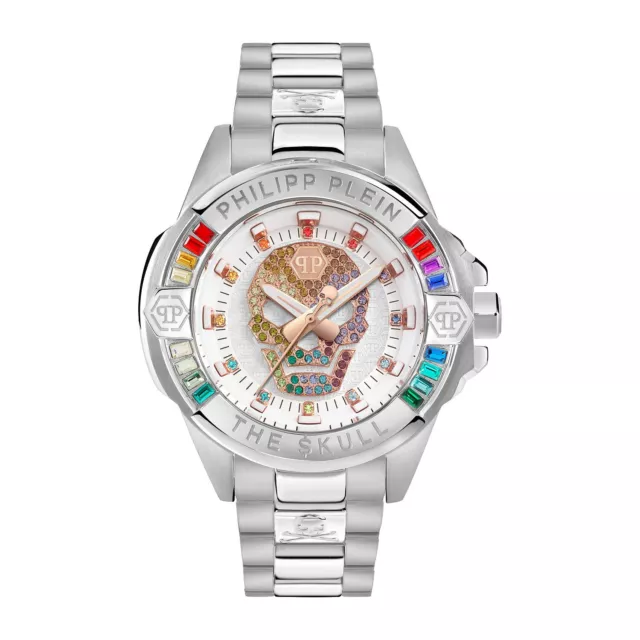 PHILIPP PLEIN UNISEXE Montre Femme Homme PWNAA0422 The Skull 41mm Acier Inox EUR 593 95 PicClick FR