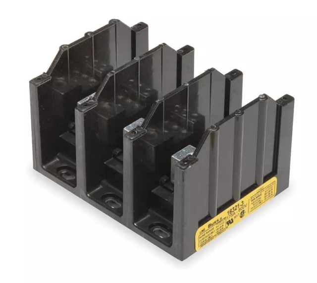 Cooper Bussmann 16321-3 Power Distribution and Terminal Blocks 3 Pole New