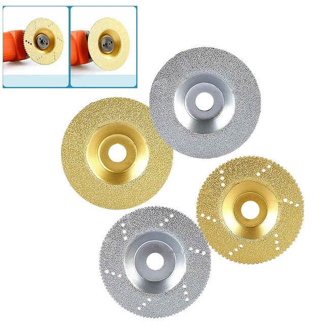 Disques De Nettoyage Adiwo 115mm - 4 Pièces Pour Meuleuse D'Angle - Élimination Rouille Et Peinture - Pour Métal Et Bois