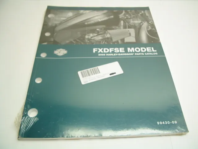 2009 Harley FXDFSE Models Parts Catalog 99430-09 BRAND NEW Plastic Wrapped