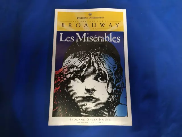 Les Miserables Playbill 2004 Best Of Broadway