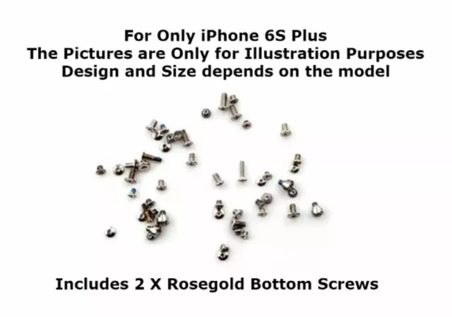 For iPhone 6S Plus Complete Replacement Full Housing Screws Set Kit Fix Repair