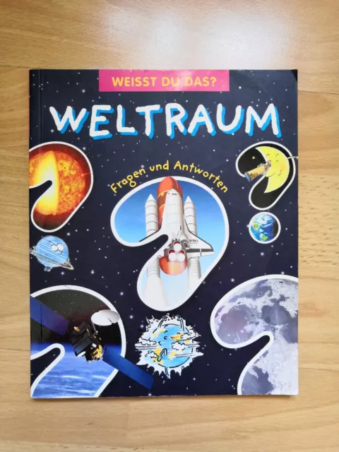 Weltraum Fragen und Antworten Weisst du das? Buch für Kinder