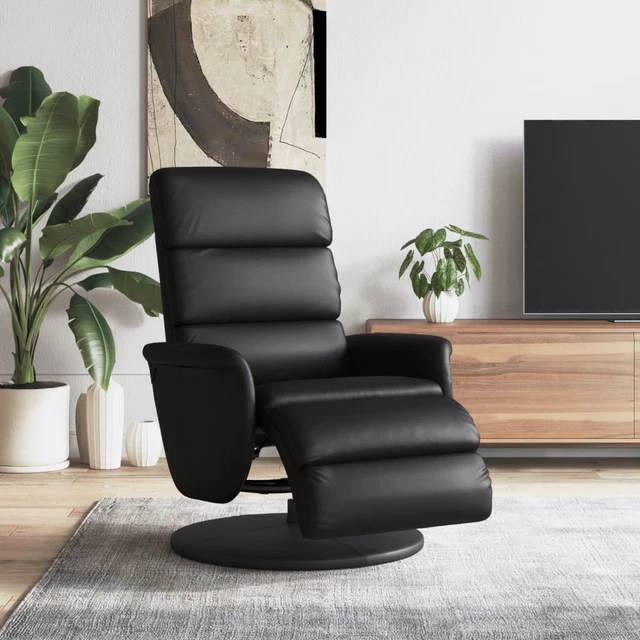 Fauteuil De Massage Inclinable électrique – Velours Bleu, 6 Points De Vibration – Dossier Et Repose-pied Réglables – Charge Max 110 Kg