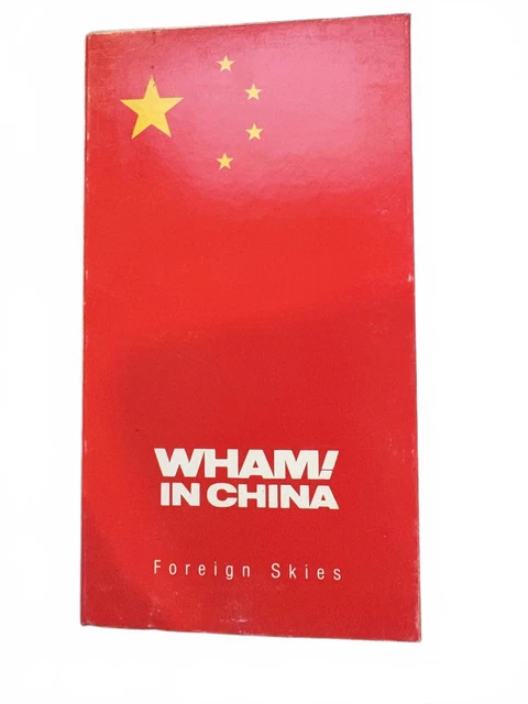 WHAM! IN CHINA - Foreign Skies JAPAN VHS VIDEO 00.2P-102 w/SLIP