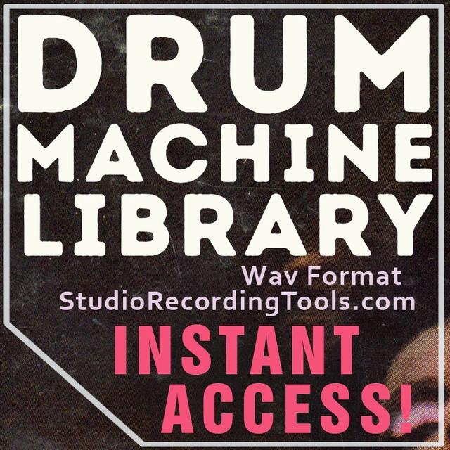 DRUM MACHINE BEATBOX SAMPLES Collection 6700 Sound Library Vintage WAV