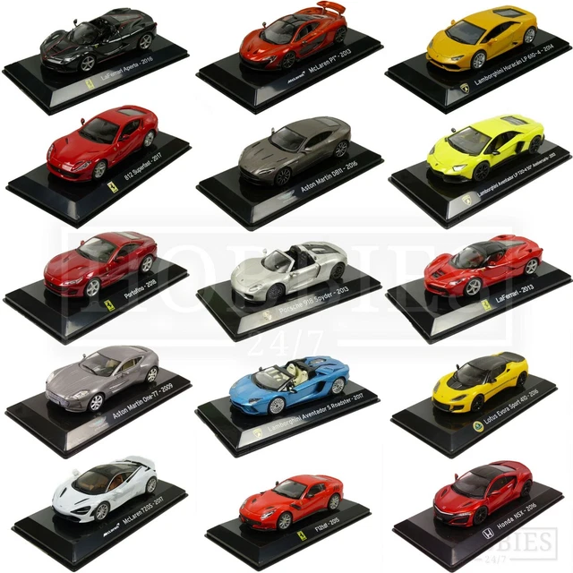 SUPERCAR SAMMLUNG DRUCKGUSS Auto Modelle 1/43 Maßstab McLaren Ferrari ...