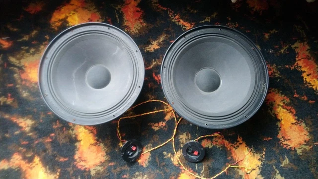 2 Dadi A Farfalla (Pollice) In Ottone Per Altoparlanti Vintage - Foto 5