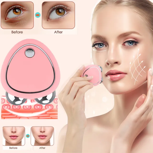EMS Microcurrent Face Skin Facial Beauty Machine Tightening Lifting Device UK