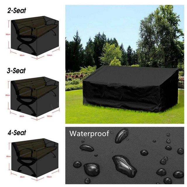 Furniture Storage Bench Dust Cover Seat Cover Outdoor Stored Bag Waterproof
